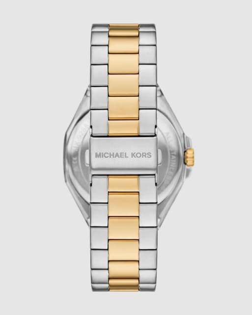 Michael Kors Callum montre à trois aiguilles avec date en acier inoxydable bicolore en 2 tons, 4 de 4