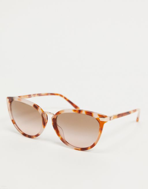 Michael kors tortoise 2024 shell aviator sunglasses