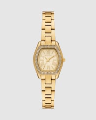 Michael Kors Chelsea three-hand gold-tone stainless steel watch in gold