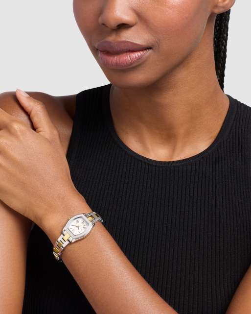Michael Kors Chelsea three-hand two-tone stainless steel watch in 2-tone, 2 of 4
