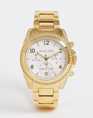 Michael Kors - Chronograaf horloge voor dames in goud