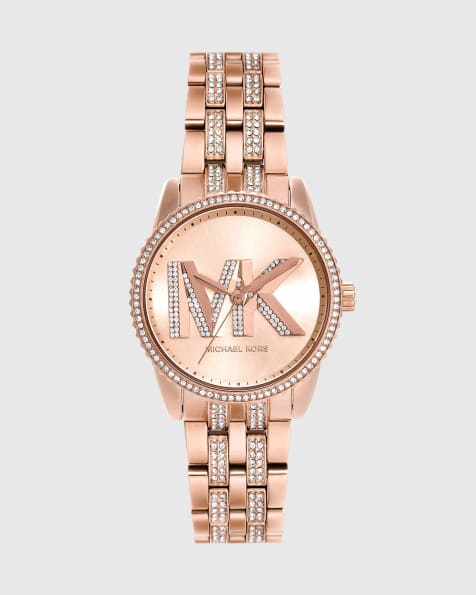 Michael Kors Damen-Uhr Bryant mit 3-Zeiger-Funktion aus Edelstahl in Roségold-Optik - view 1