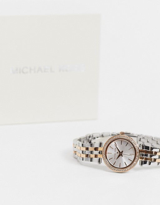 Michael Kors darci bracelet watch in mix metal MK3298