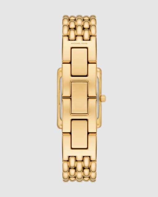 Michael Kors Essex montre trois aiguilles en acier inoxydable doré, 4 de 4