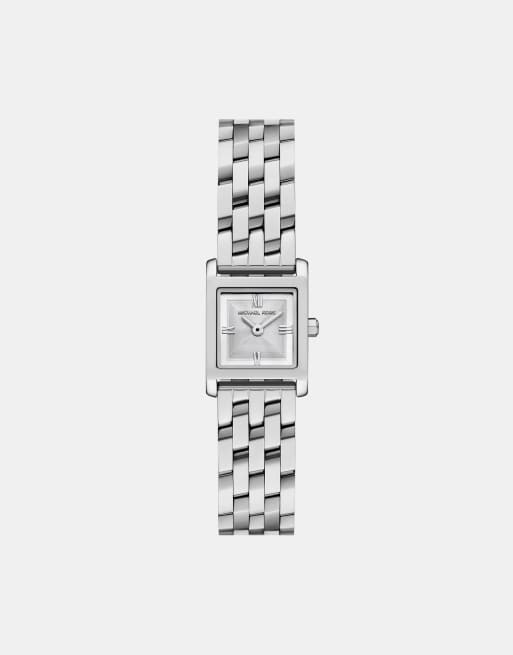 Michael Kors - Georgie - Montre pour femme en acier inoxydable, 3 aiguilles - Argenté