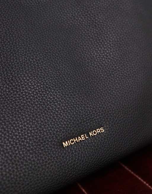 Michael Kors grand sac porté épaule Nolita en cuir noir, 4 de 4