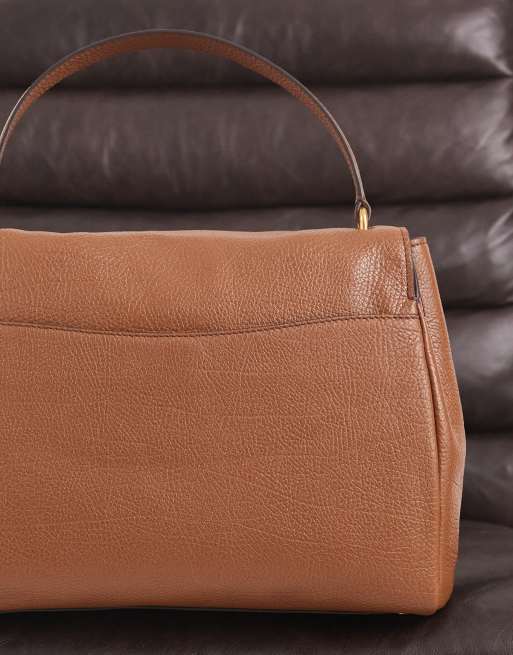 Michael Kors Hamilton Moderne top handle tote bag in tan luggage, 3 of 4