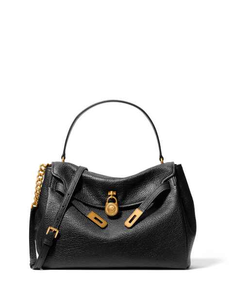 Michael Kors Hamilton Moderne tote-taske med tophank i sort læder - view 1