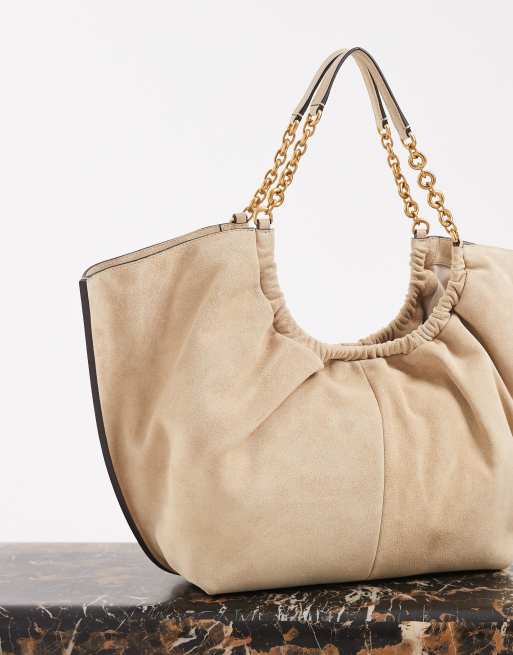 Michael Kors - Indie - Bolso tote grande caqui claro con cierre ajustable, 2 de 4