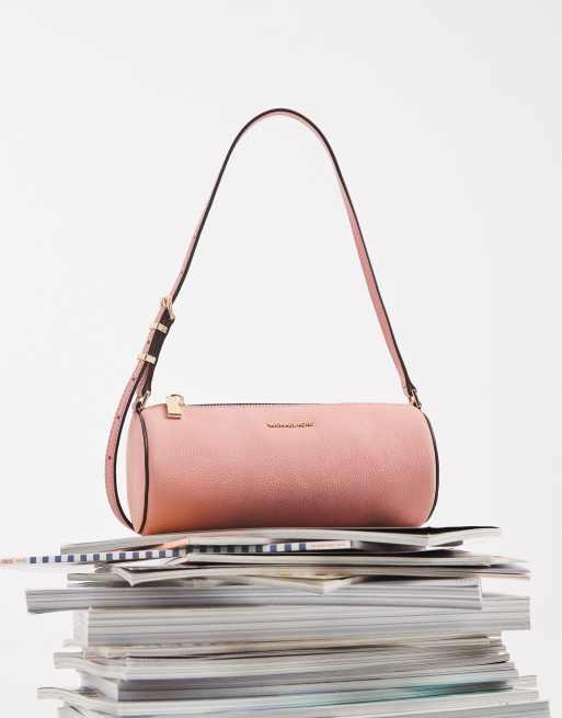 Michael Kors Izzy bolso de hombro pequeño tipo barril en rosa prímula, 1 de 4