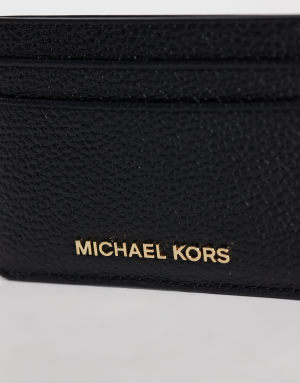 Michael Kors Jet Set cardholder in black