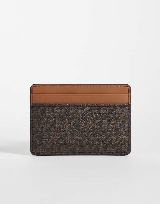 Michael Kors Jet Set cardholder in brown monogram print, 3 of 3