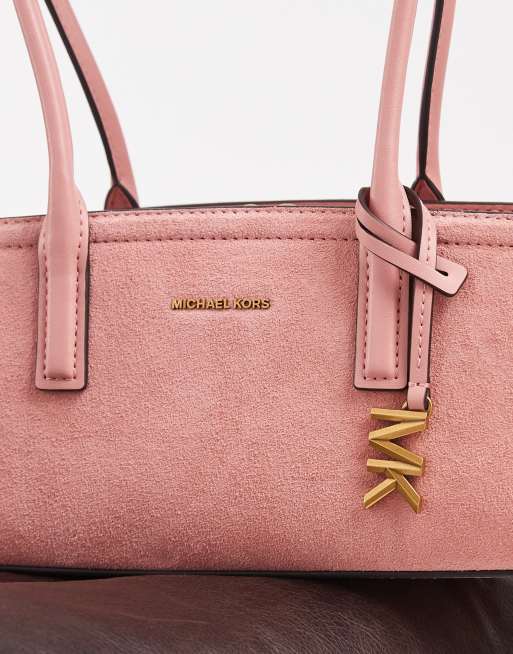 Michael Kors - Laila East West - Bolso de hombro pequeño rosa prímula, 4 de 4