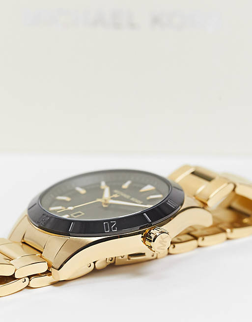 Michael Kors Layton gold bracelet watch MK8816 | ASOS