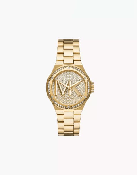 Michael Kors - Lennox - Montre en acier inoxydable avec mouvement à 3 aiguilles - Doré - view 1