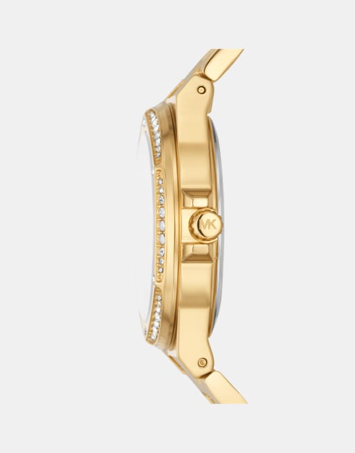 Michael Kors - Lennox - Montre en acier inoxydable avec mouvement à 3 aiguilles - Doré, 3 de 3