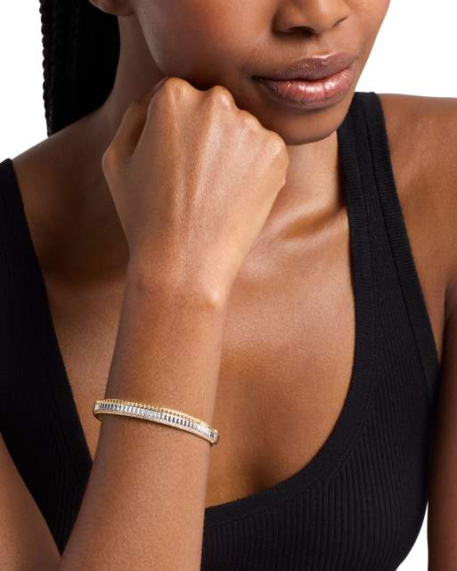 Michael Kors Lexington bangle bracelet in 2-tone, 3 of 4