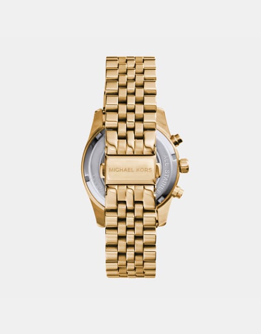 Michael Kors – Lexington – Chronograph für Damen aus goldfarbenem Edelstahl, 2 von 4