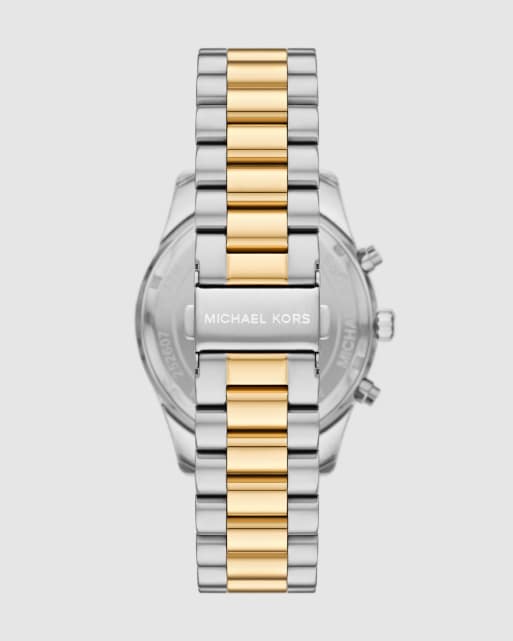 Michael Kors Lexington chronograph two-tone stainless steel watch in 2-tone, 4 of 4