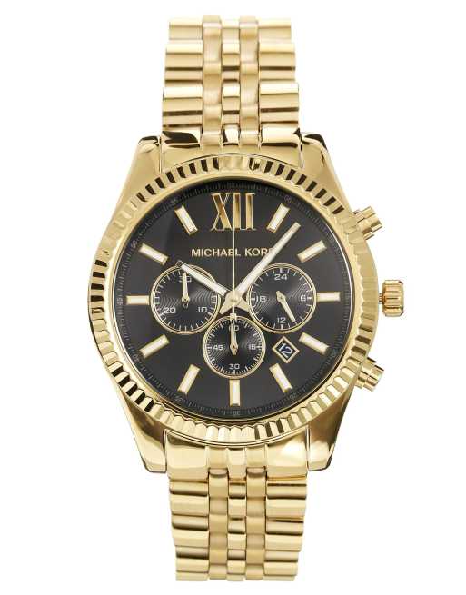 Michael kors 2025 uhr lexington gold