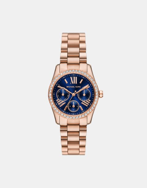 Michael Kors - Lexington - Montre multifonction pour femme en acier inoxydable - Or rose - view 1