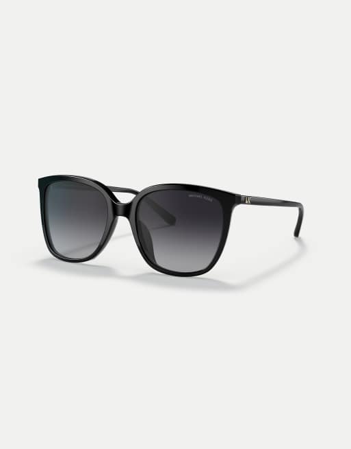 Michael Kors lunettes de soleil carrées polarisées avec verres gris en noir, 3 de 4