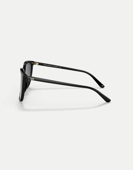 Michael Kors lunettes de soleil carrées polarisées avec verres gris en noir, 4 de 4