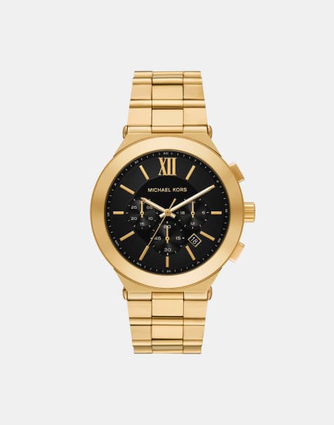 Michael Kors Men chronograph billie, gold stainless steel in gold - view 1
