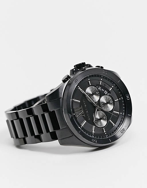Michael Kors mens brecken black bracelet watch MK8858
