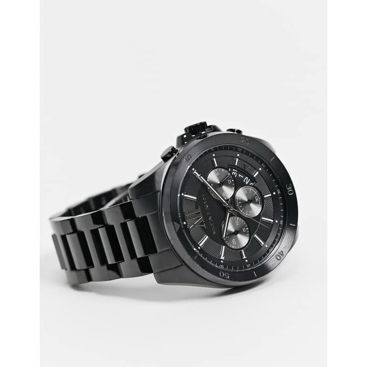 Michael Kors mens brecken black bracelet watch MK8858