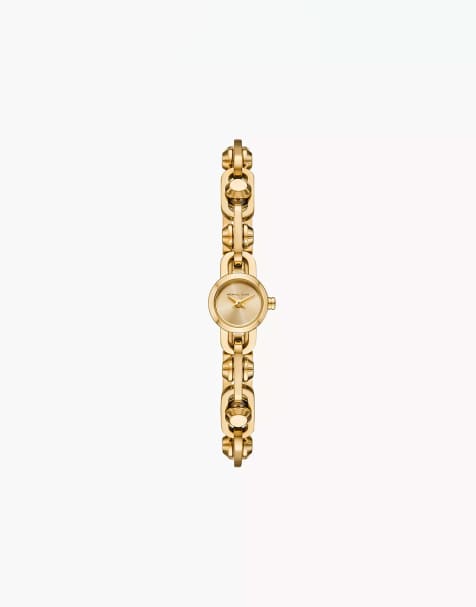 Michael Kors - MK Astor - Montre en acier inoxydable avec mouvement à 2 aiguilles et bracelet à maillons - Doré - view 1