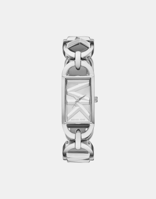 Michael Kors - MK Empire - Montre en acier inoxydable avec mouvement à 3 aiguilles - Argenté