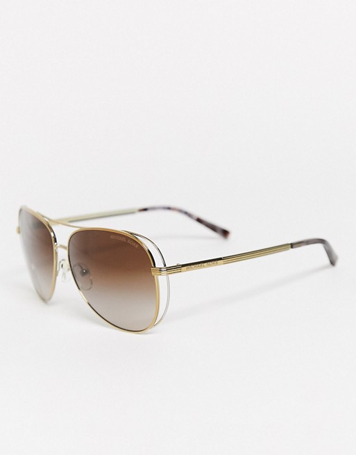 Michael Kors MK1024 aviator sunglasses