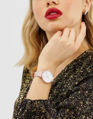 Cuir KorsMk2803 Mini En Michael Montre 32mm Pyper 8NnwvOm0