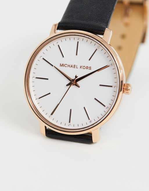 Michael Kors MK2834 Pyper leather watch | ASOS