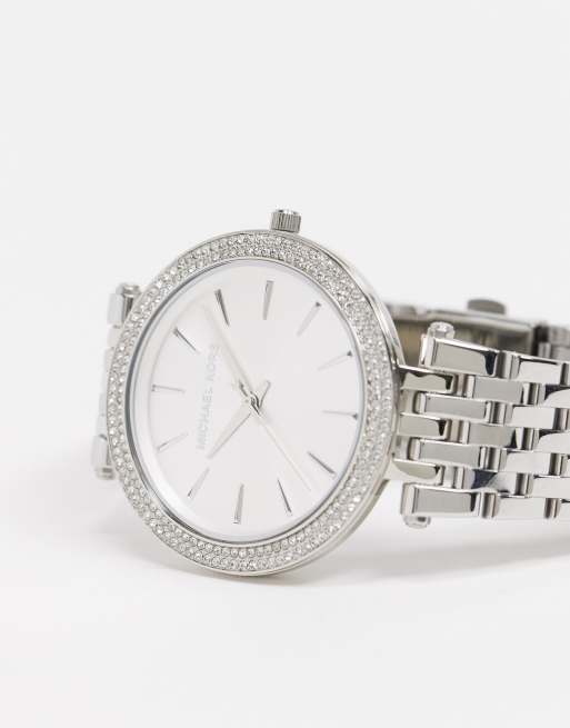 Michael kors mk3190 on sale darci silver watch