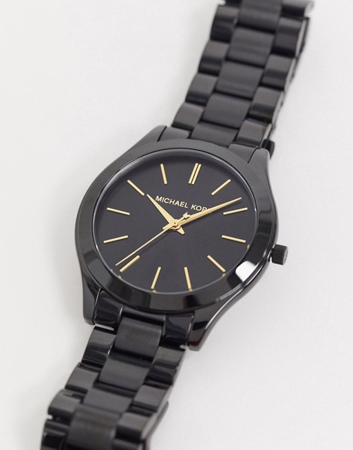 Michael Kors MK3221 Runway bracelet watch in black