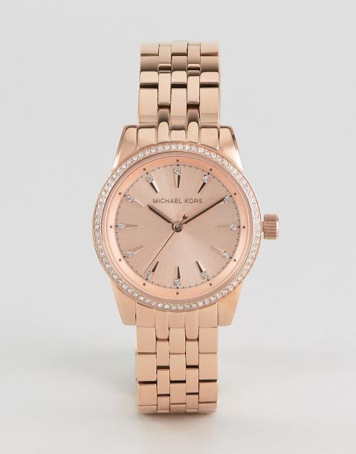 Rosegold uhr michael discount kors