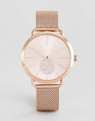 michael kors portia rose gold