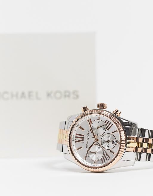 Michael kors mk5735 lexington bracelet watch in mixed shop metal