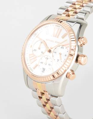 michael kors mk5735 lexington bracelet watch in mixed metal