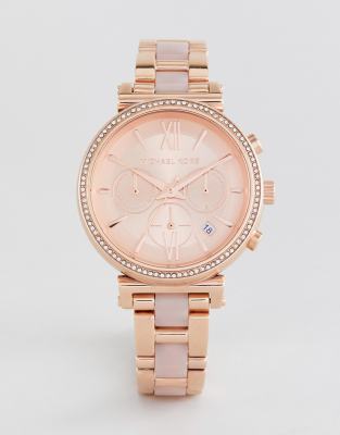 michael kors sofie rose gold