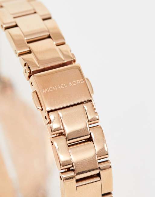 Michael Kors MK6614 Runway bracelet watch in rose gold 38mm