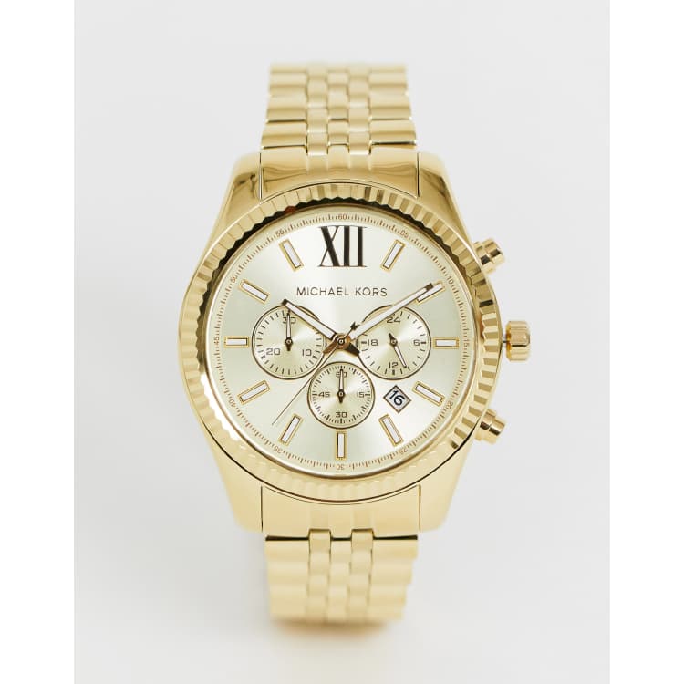 Michael kors uhr lexington on sale gold