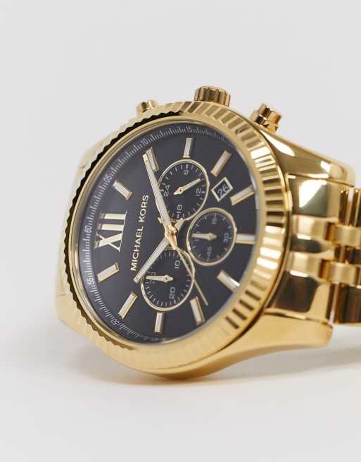 Michael Kors MK8286 Lexington Bracelet Watch In Gold | ASOS