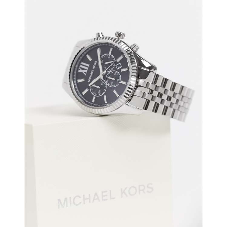 Michael ASOS 44mm MK8602 Silver In | Kors Watch Bracelet Lexington