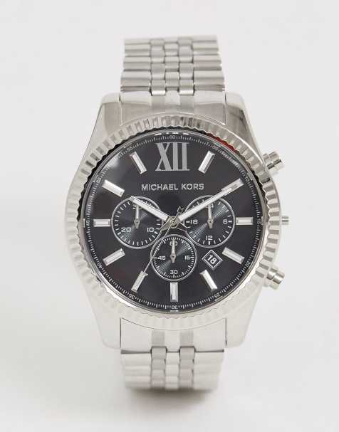 Michael Kors - MK8602 Lexington - Montre-bracelet - Argent 44 mm