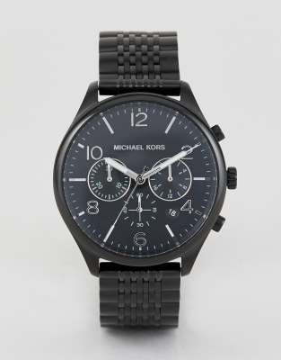 Michael Kors MK8640 Merrick Chronograph Bracelet Watch in Black