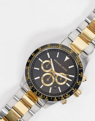 Michael Kors layton bracelet watch in mix metal MK8784 - ASOS Price Checker