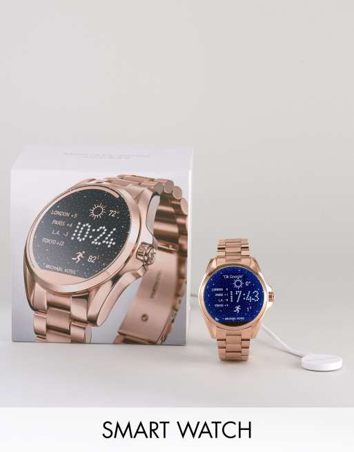 Montre connectée best sale michael kors bradshaw